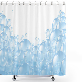 Personality  Bubbles Foaming Bath Suds Shower Curtains