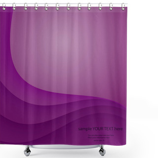 Personality  Abstract Purple Background Shower Curtains