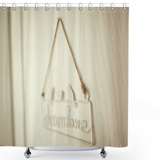 Personality  Room Sign Shower Curtains