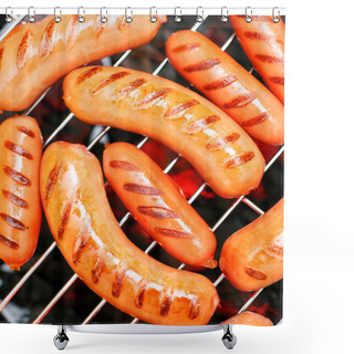 Personality  Sausages Shower Curtains