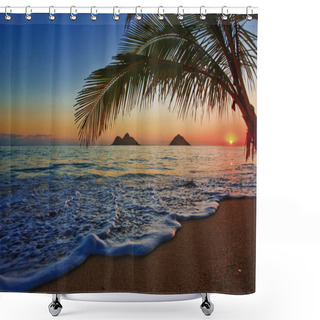 Personality  Pacific Sunrise At Lanikai Shower Curtains
