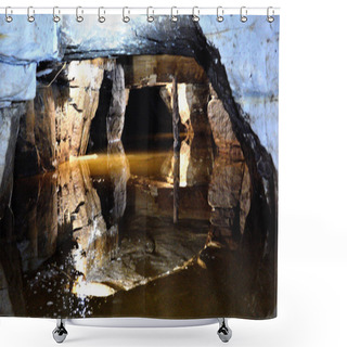 Personality  Abandoned Mines Caves Labirynth National Park Recreation Area In Shower Curtains