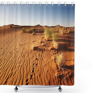 Personality  Namib Desert. Sossusvlei, Namibia. Shower Curtains