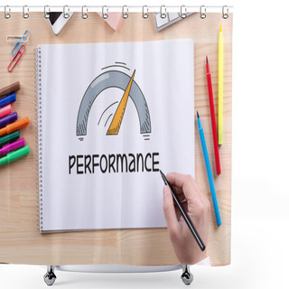 Personality  STRATEGY, PERFORMANCE CONCEPT Shower Curtains