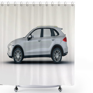 Personality  Luxury Car In The Studio Shower Curtains