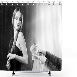 Personality  Star And Photographers Shower Curtains