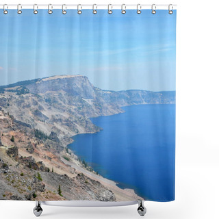 Personality  Crater Lake In Oregon Shower Curtains