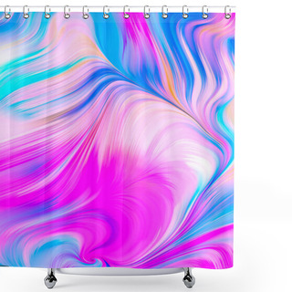 Personality  Colorful Twists Shower Curtains
