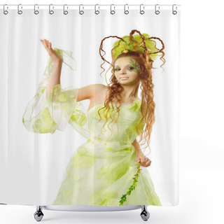 Personality  Floral Spring Woman Shower Curtains