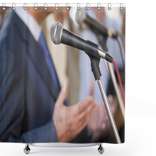 Personality  Speech Shower Curtains