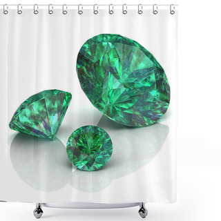 Personality  Emerald Shower Curtains