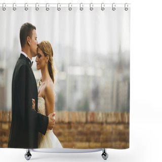 Personality  Wedding Couple Outdoor Shower Curtains