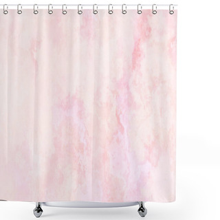 Personality  Elegant Pale Pink Marbled Background With Watercolor Stains And Vintage Faint In Elegant Solid Pink Website Or Textured Paper Design, Valentine's Day Background Shower Curtains